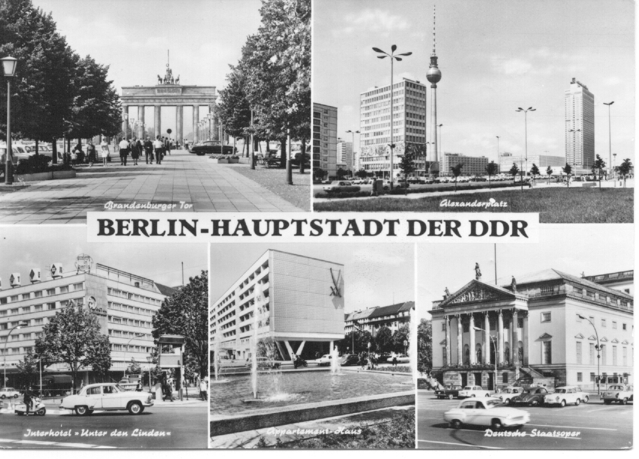 Berlin Hauptstadt der DDR 1972 Ausstellung 150 Jahre Postkarte Museum für Kommunikation Berlin